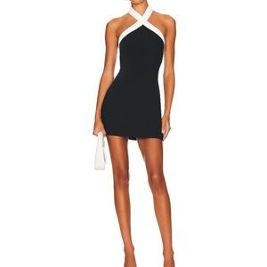 Superdown halter dress
